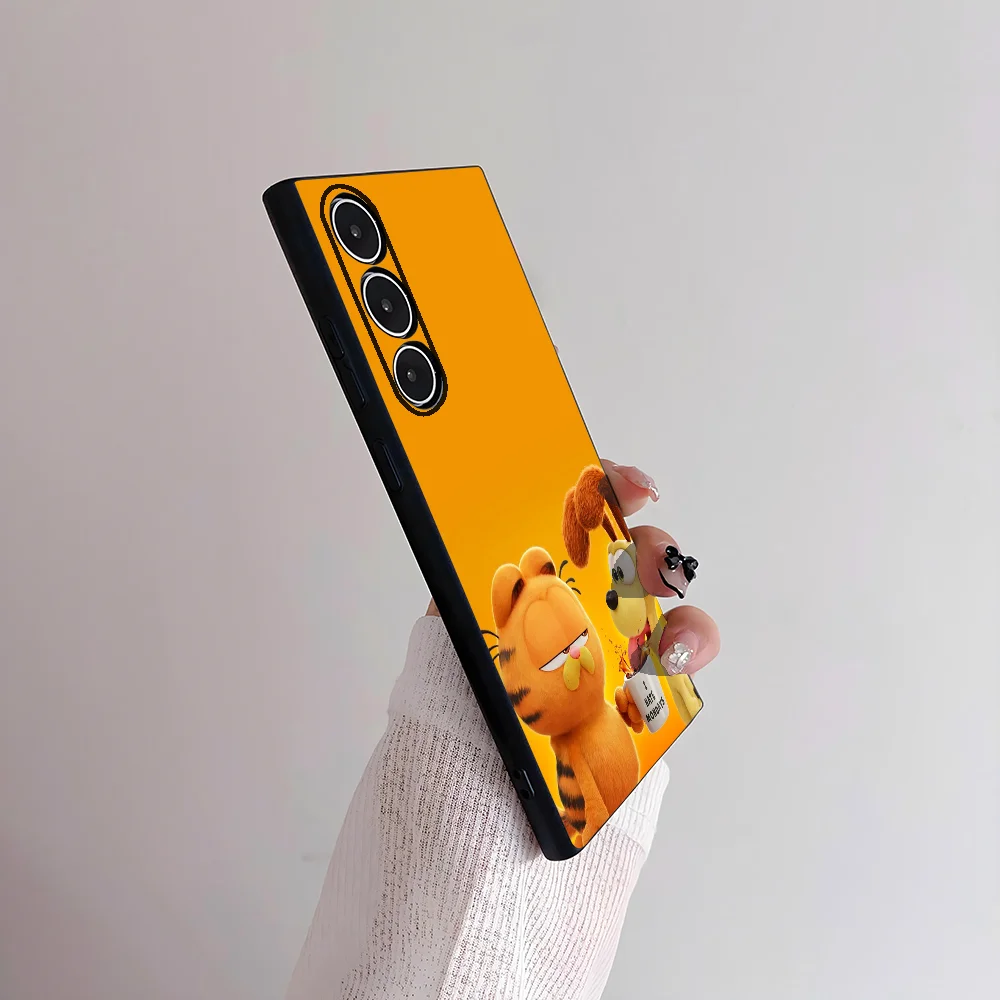 Милый мультяшный G-G-garfieldS Cat телефон для Samsung Galaxy S25 S24 S22 S23 Ultra S21 S20 Plus 5G матовый