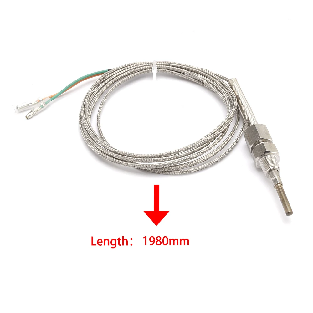 

2M K Type Thermocouple Probe EGT Sensor Exhaust Gas Temperature Sensor Threads Exhaust Temp BS Temp sensor YC100209