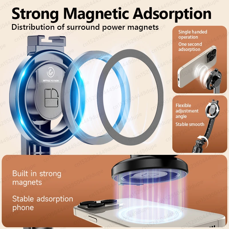 Магнитная Bluetooth-палка Для Селфи KEELEAD С Дистанционным Управлением