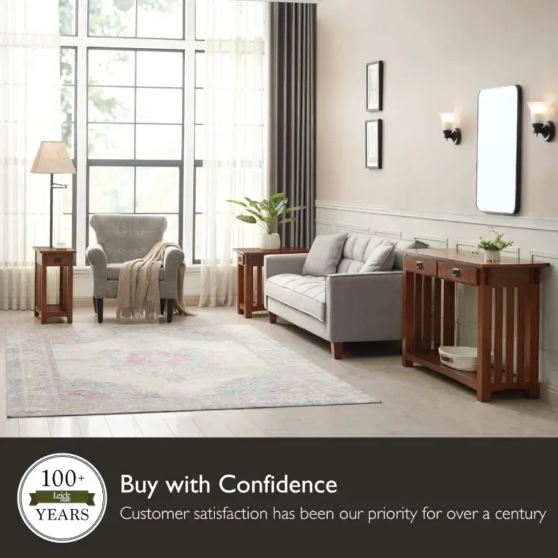 16 D x 48 W 30 H Средний Дуб консольный стол