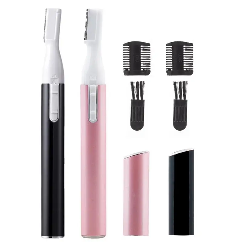 

Триммер для волос на лице, портативный безболезненный Высокоточный триммер для удаления волос с аккумулятором, ручка-триммер, инструмент д...