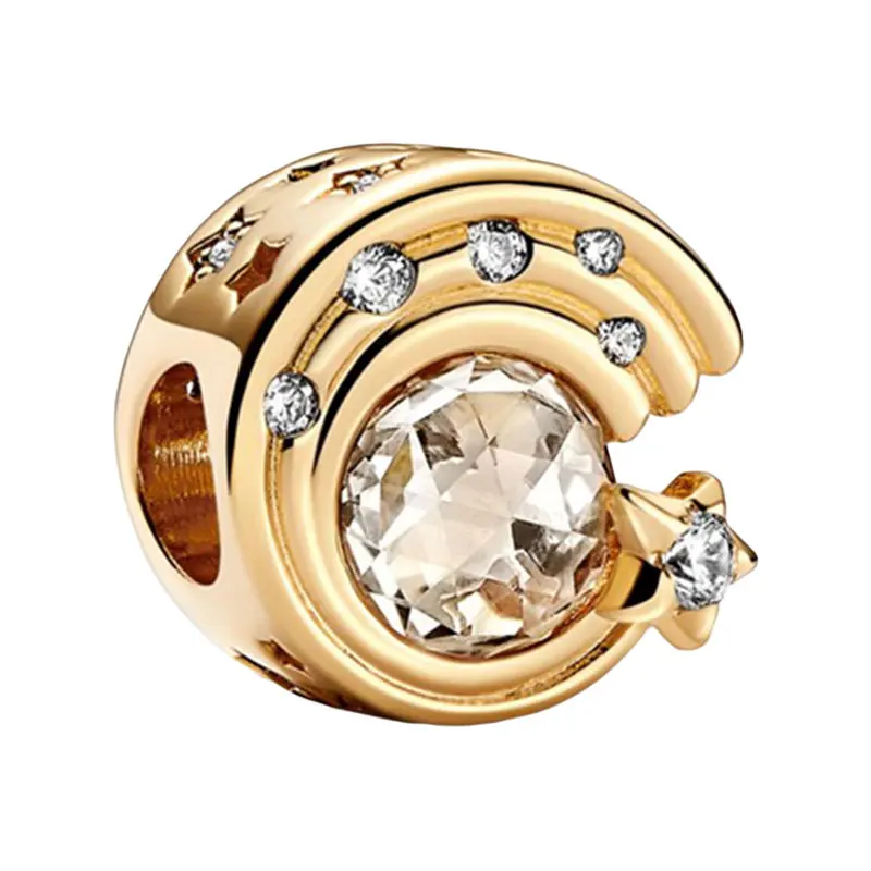 Блестящие золотые полумесяцы фотография искусство для женщин ювелирные изделия