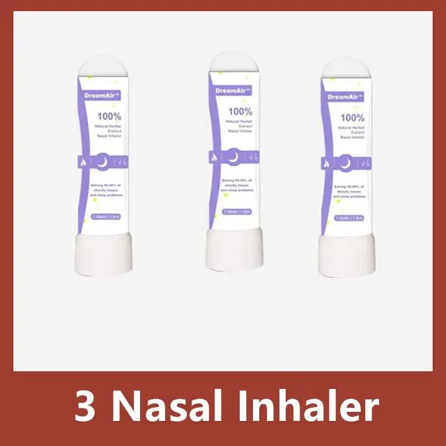 

Herbal Nasal Inhaler for Congestion & Headache Relief with Cool Essential Oils (3PCS/Set)