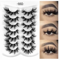 57 pairs super messy fluffy 3d mink lashes packvolume long 3d faux cils in bulkmixed dramatic natrual mink lashes packaging