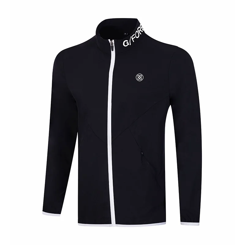 

【Korea】Golf Apparel Men's Jacket Windbreaker Casual Spring and Autumn Thin Section Golf Business Sports Jacket Windproof #2301