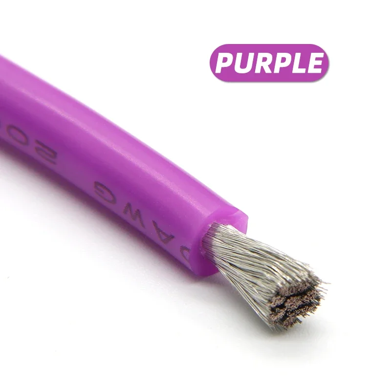 

Мягкий силиконовый провод 1/5 м 30-4 AWG