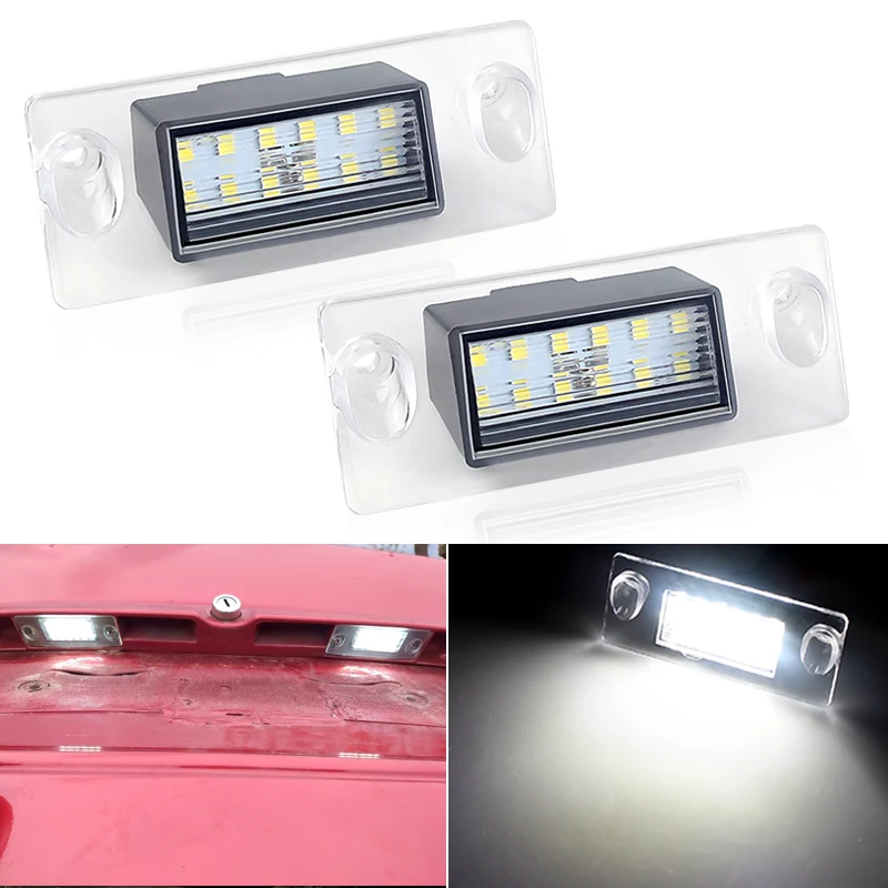 2 шт. светодиодные лампы освещения номерного знака для Audi A4 B5 95-01 S4 Avant 96-03 A3 8L S3