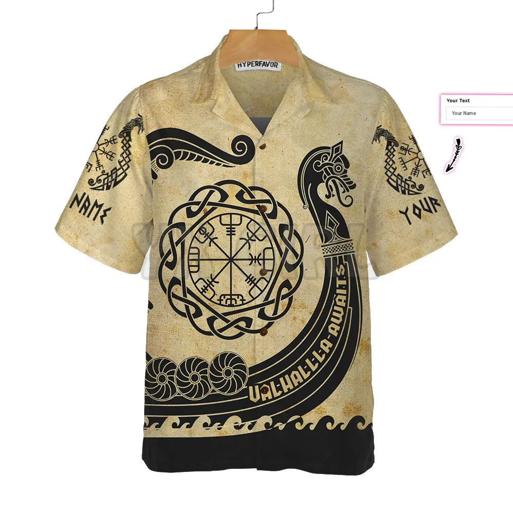 

Viking By Blood Sailor by Choice 3D All Over Printed Hawaiian Shirt Men's For Women's Harajuku Casual Shirt Unisex