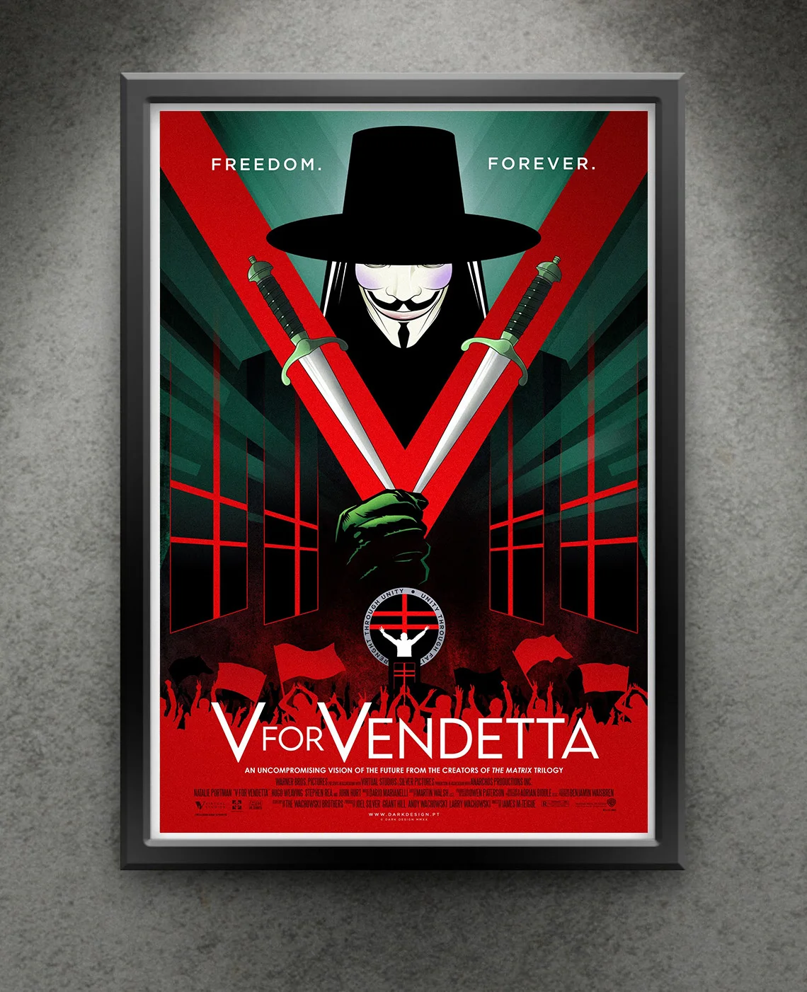 Классический хакер фильм V для Вендетта Ретро плакат холст живопись настенные