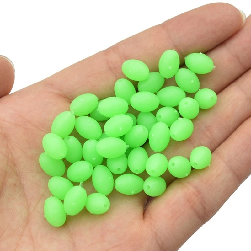 Мягкие бусины светящиеся приманки для морской рыбалки рыболовные яйца ночной