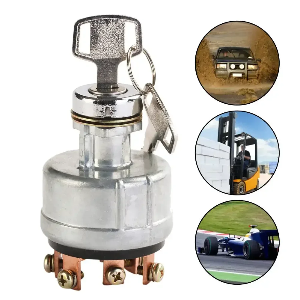 Переключатель ключа стартера зажигания с 4 позициями 6 клеммами 2 клавишами