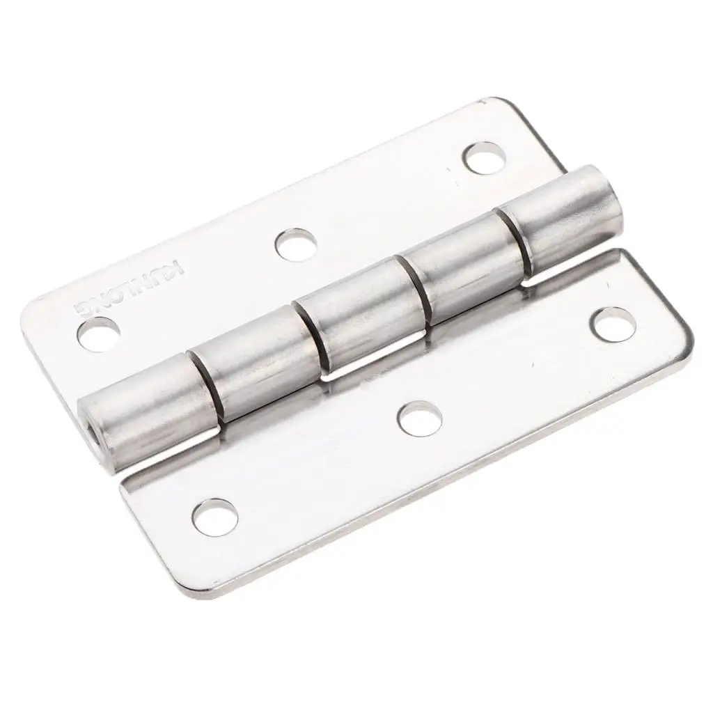 

SUS304 Stainless Steel Ball Bearing Door Hinges Riveted Removable Pin
