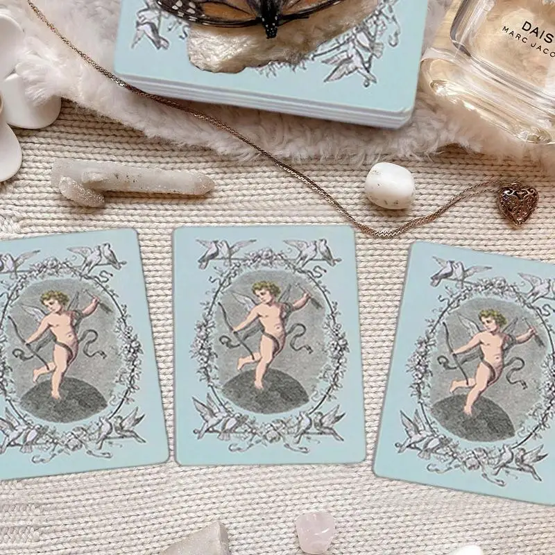 Карты Tarot Golden Lenormand портативная карта для загадочных гадания на 36 карт