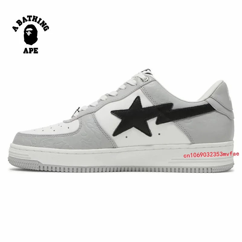 A BATHING APE Men Women Vibe BapeGoose Sports AF Sneakers Unisex Air Skateboarding Bapesta Sta Sport Force Outdoor Walking Shoes