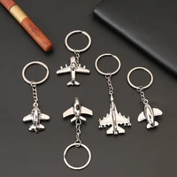 creative aviation aircraft key ring car metal key ring men and women key chain business small gifts customized