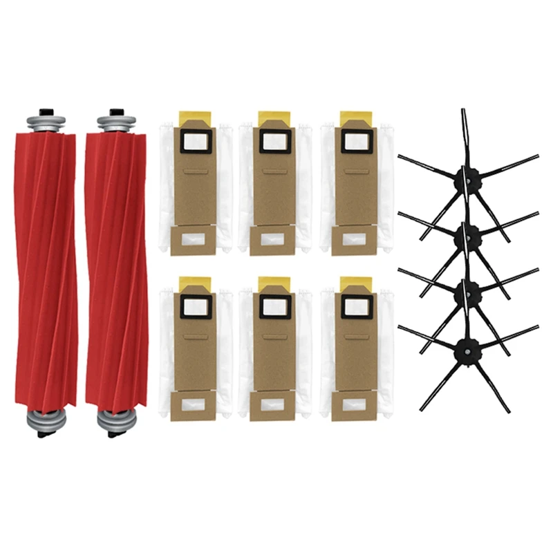 

12 шт., рулонная боковая щетка для пылесоса Xiaomi Roborock S7 T7S T7PLUS