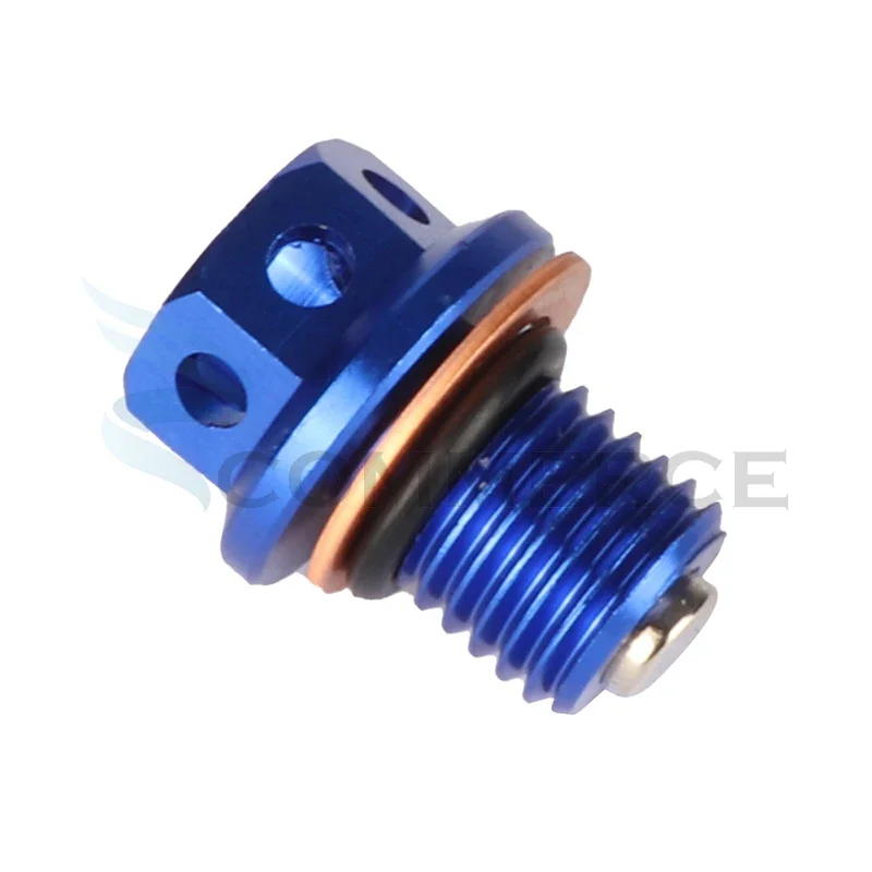 

Мотоцикл M12x1,5 Магнитный болт сливной пробки масла, гайка поддона масла, подходит для Honda Kawasaki Yamaha, мотокросс, скутер, квадроцикл, квадроцикл