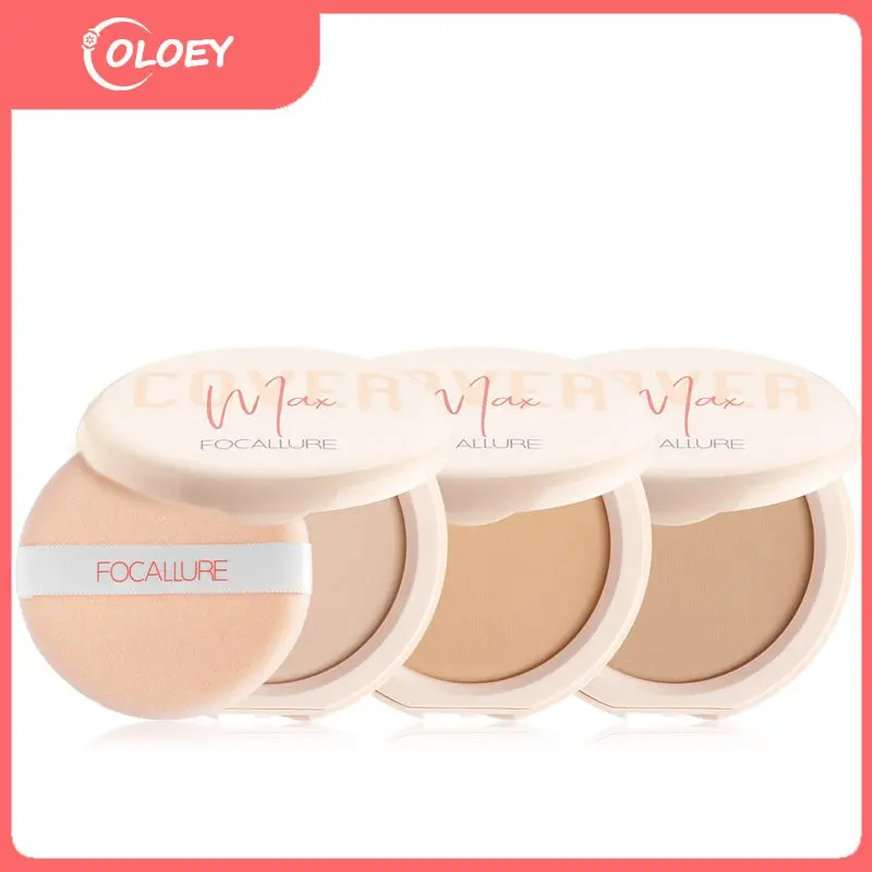 

Face Powder Foundation Pressed Concealer Loose Powder Wet Dry Compact Oil Control Waterproof Long-lasting Matte Cosmetic TSLM2