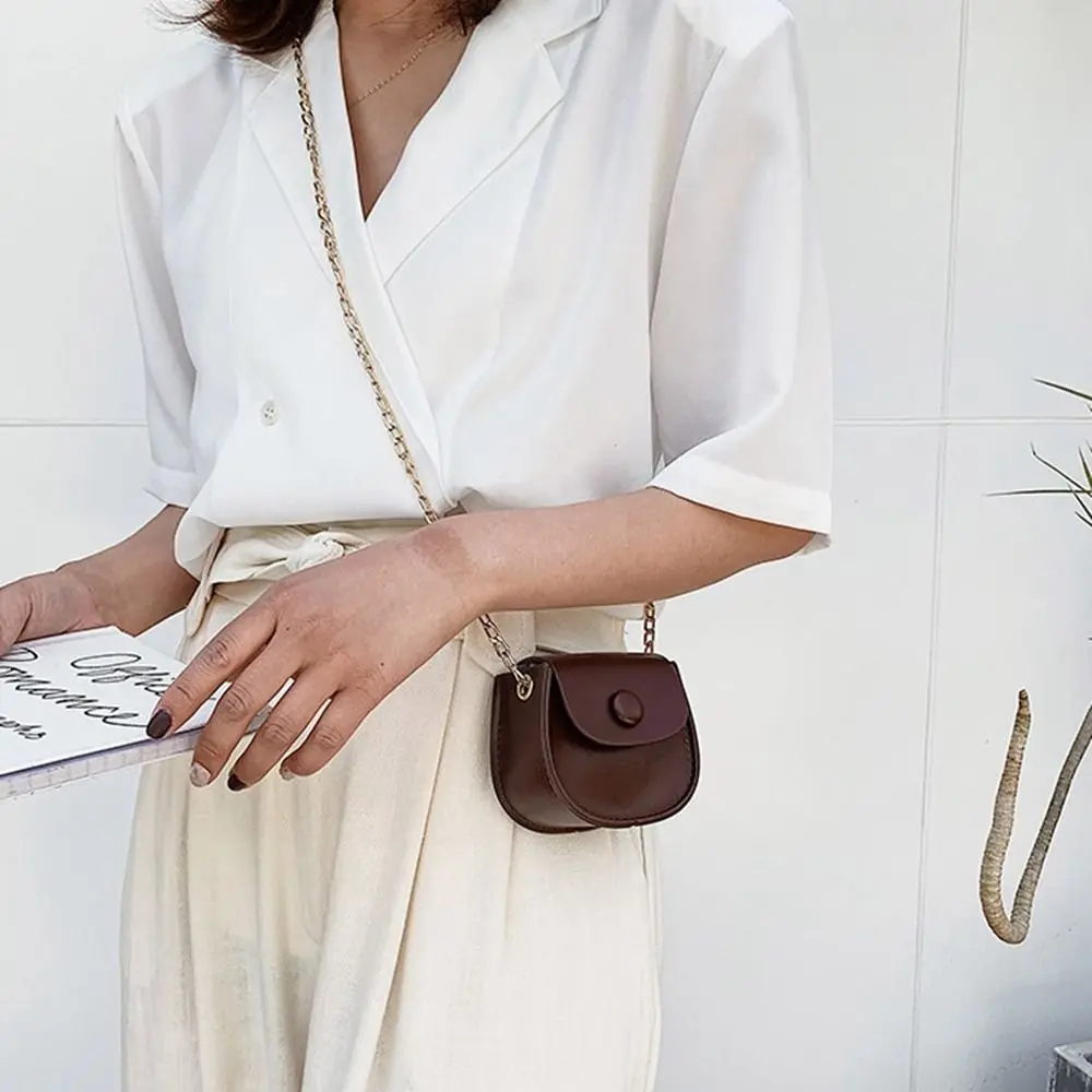 Lipstick bag Card Holder Messenger Bag Wallet Female Handbag Mini Saddle Bag Chain Crossbody Bag Women Shoulder Bag