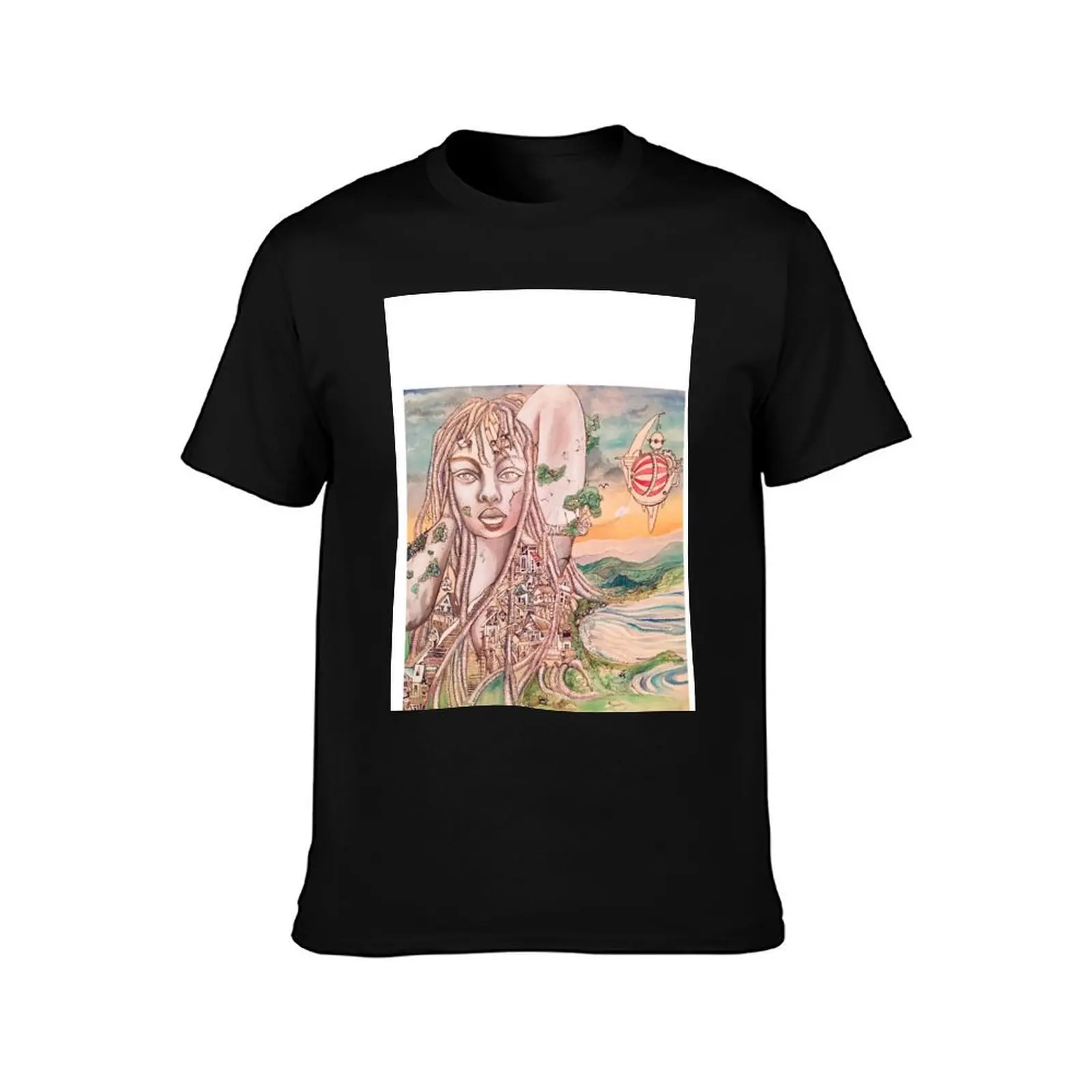 Фото Black Niobe; The Goddess Series T-Shirt t shirt personalised funny t shirts man funny t shirts cotton T-Shirt №2