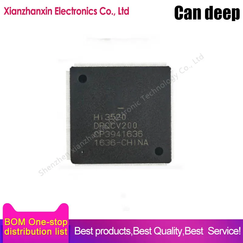 1pcs/lot HI3520DRQCV200 HI3520 QFP256 New and original master processor on-board security chip