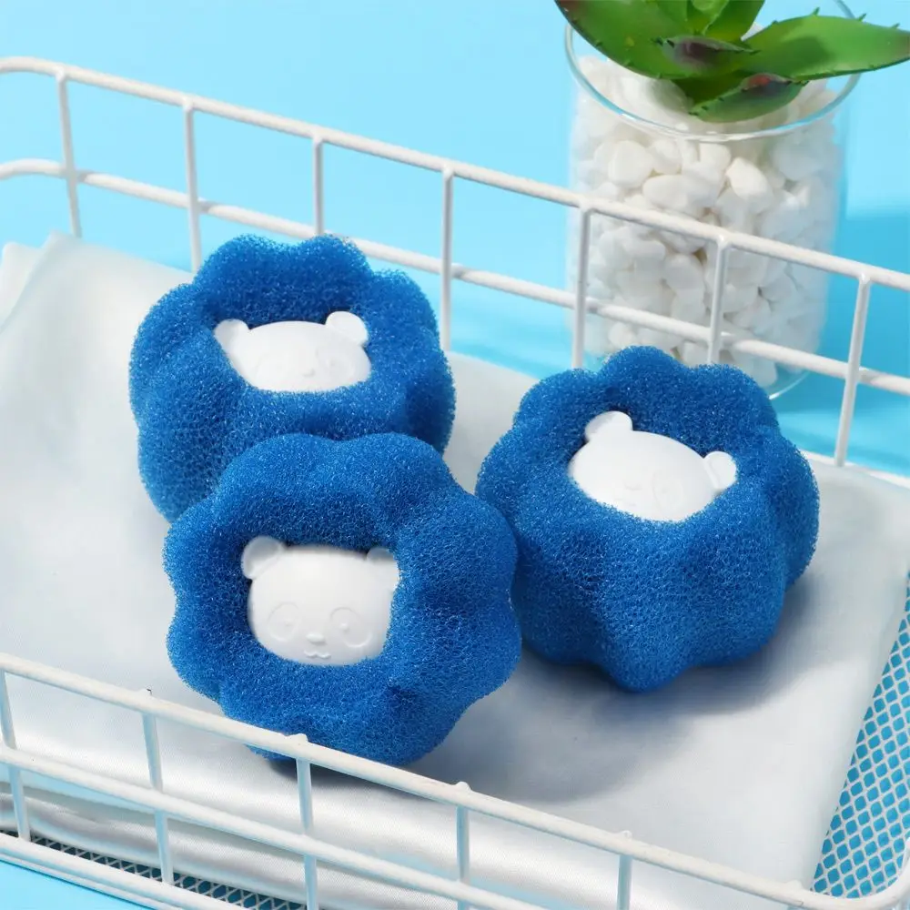 

3Pcs Sponge Household Anti-winding Magic Cleaning Ball Laundry Ball Fluff Cleaning Hair Remover