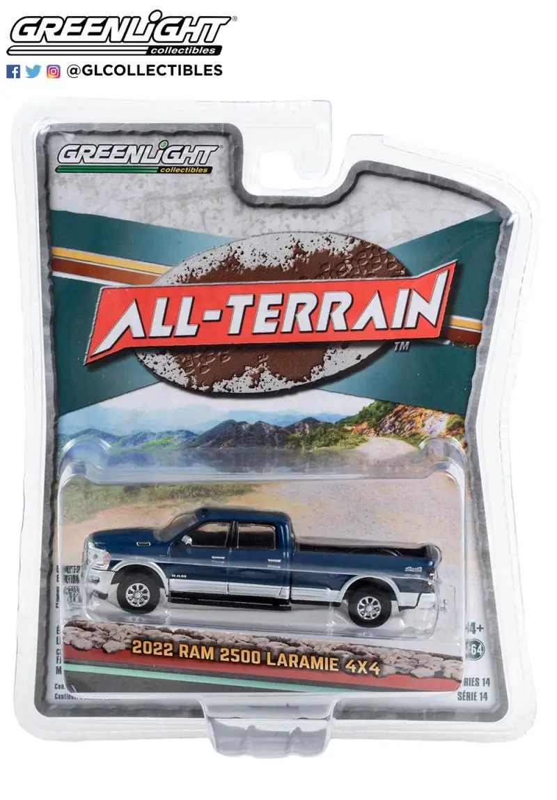 

GREENLIGHT 1/64 2022 Ram 2500 Laramie 4x 4 PICKUP Collection of die cast alloy trolley model ornaments
