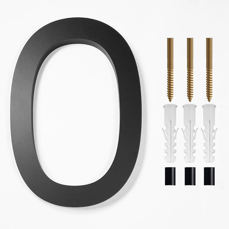 

Черные акриловые цифры для номера дома