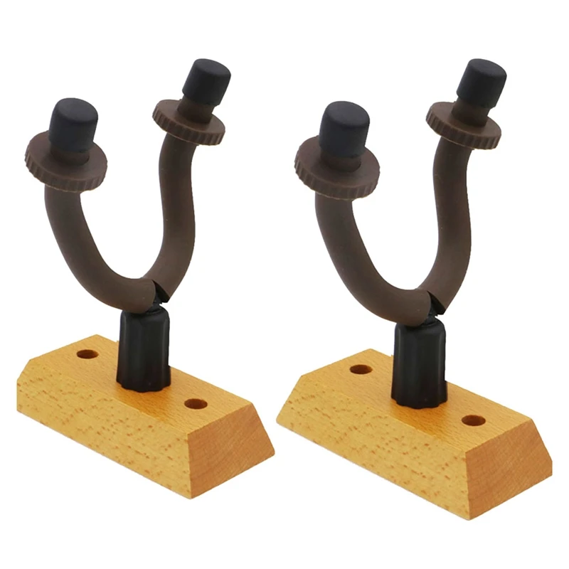 

2Piece Guitar Wall Mount Guitar Hanger Guitar Stand For All Size Guitars For Acoustic, Electric Guitar, Bass