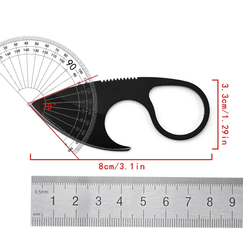 1 шт. мини-нож для кемпинга из нержавеющей стали