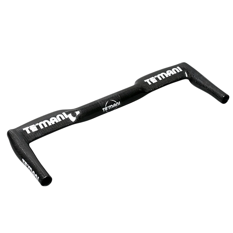 Руль TEMANI Ultralight Carbon Aero TT Bullhorn 380-460 мм для шоссейных велосипедов с фиксированной передачей, аксессуар для модернизации и замены (art.: 3920dbefec81e) - 3920dbefec81e