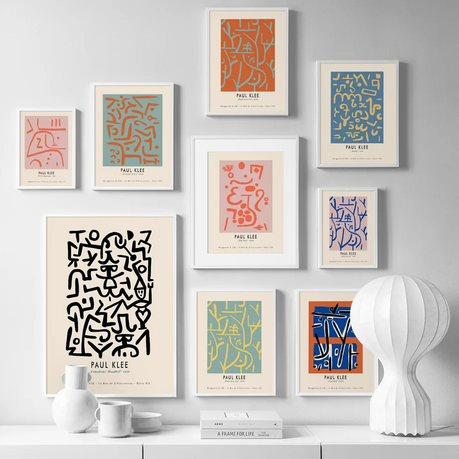 

Abstract Line Paul Klee Wall Art Canvas Painting Nordic Posters And Prints Modern Wall Pictures For Living Room Home Decoration
