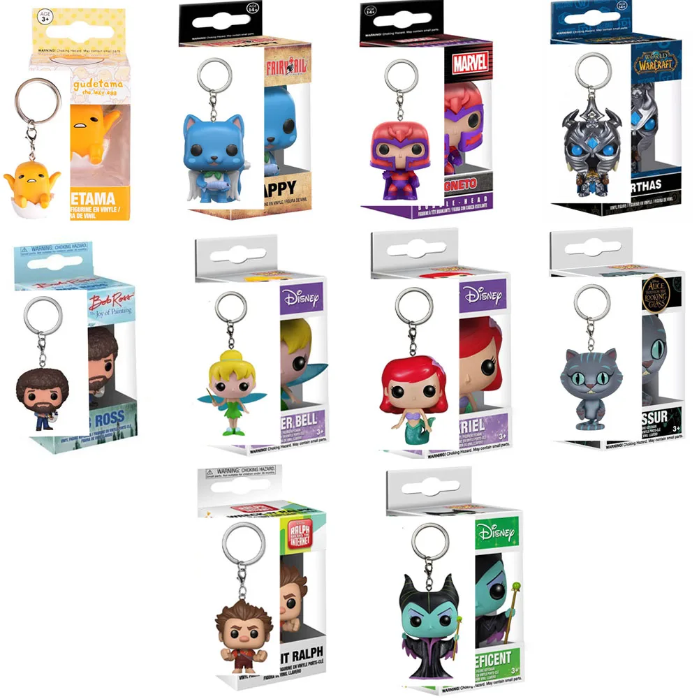 

Bandai Anime Dobby Thanos Hulk Ghost Night King Pocket Keychain PVC Action Figures Collection Toys For Children Christmas Gift