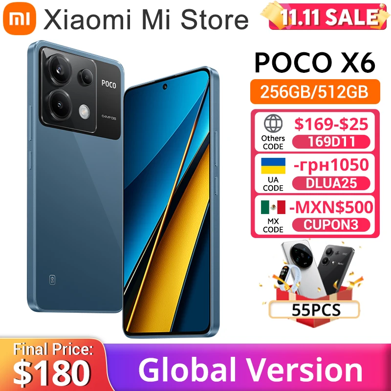 Смартфон Poco X6 8/256ГБ 12/256ГБ global