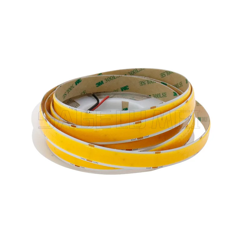 Фото DC24V 960Leds/M Трехлинейная светодиодная лента Cob 15 мм Люминесценция большой площади Высокая яркость Свет для умного дома 25 Вт/м Домашняя спальня Вечеринка №5