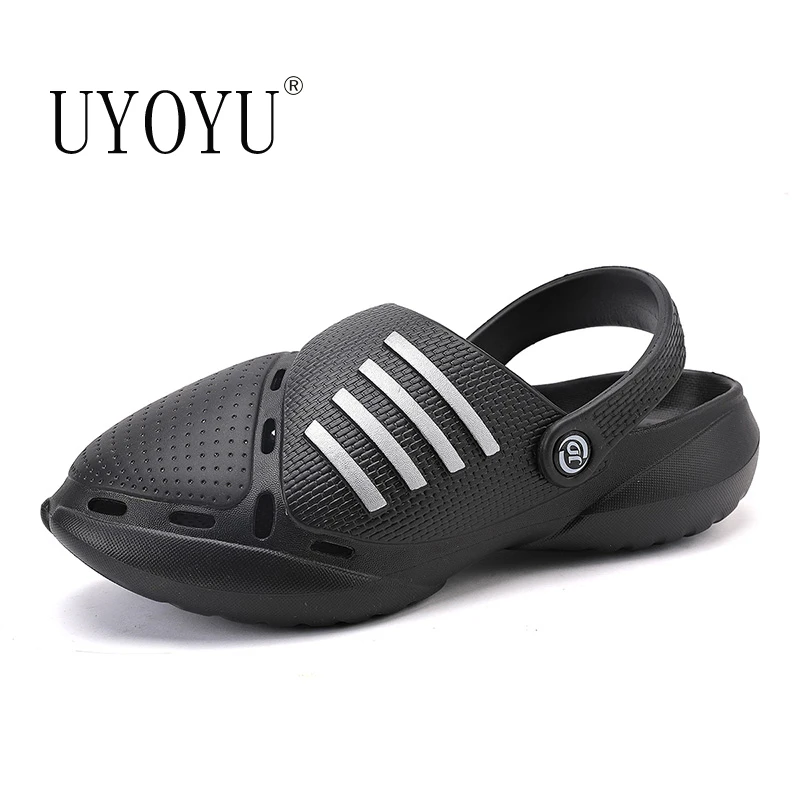 

Mens Sandals Black Garden Casual Aqua Clogs Hot Male Band Sandals Summer Slides Beach Swimming for Men Shoes Designer Slippers