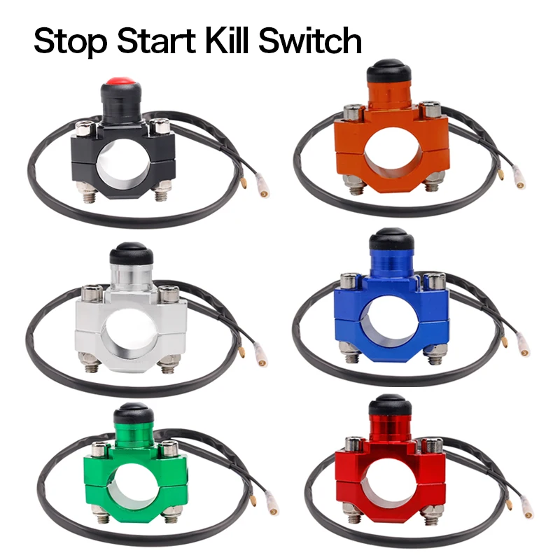

Motorcycle Dirt Bike For KTM HONDA YAMAHA YZF WRF EXC XCF CRF 230F 125-530 Universal CNC Start Kill Switch Engine ON OFF Button
