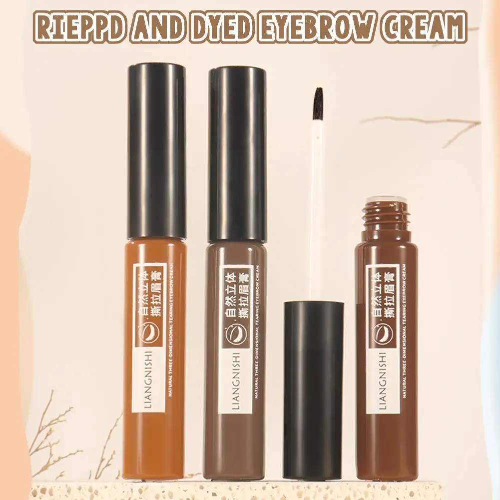 

Peel Off Eye Makeup Permanent Eye Brow Tattoo Tint Cream Gel Dye Eyebrow Make Long-lasting Up Cosmetics Waterproof N7C5