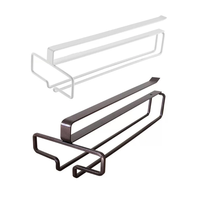 

Hanging Wine Glass Rack Under Cabinet Goblet Holder Metal Storage Hanger