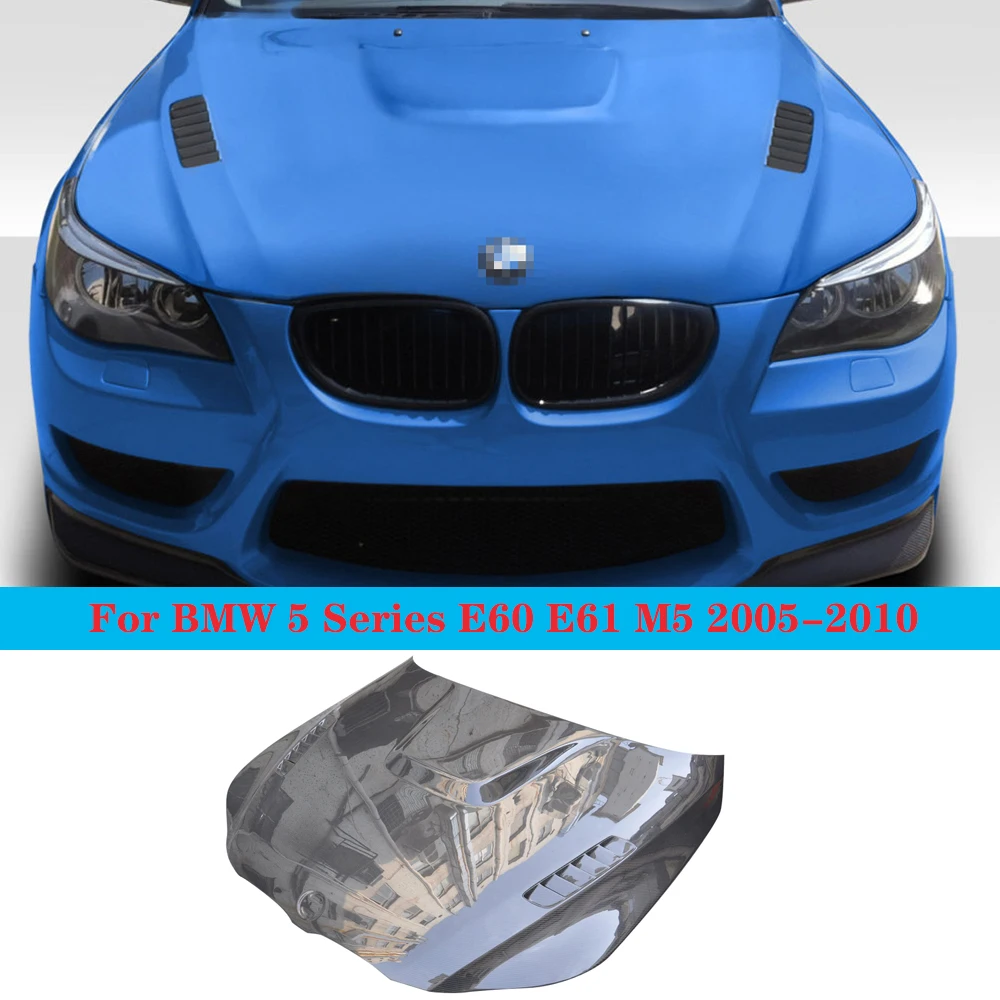 

Real Carbon Fiber Car Bonnet Engine Cover Front Hood For BMW 5 Series E60 E61 M5 2005-2010
