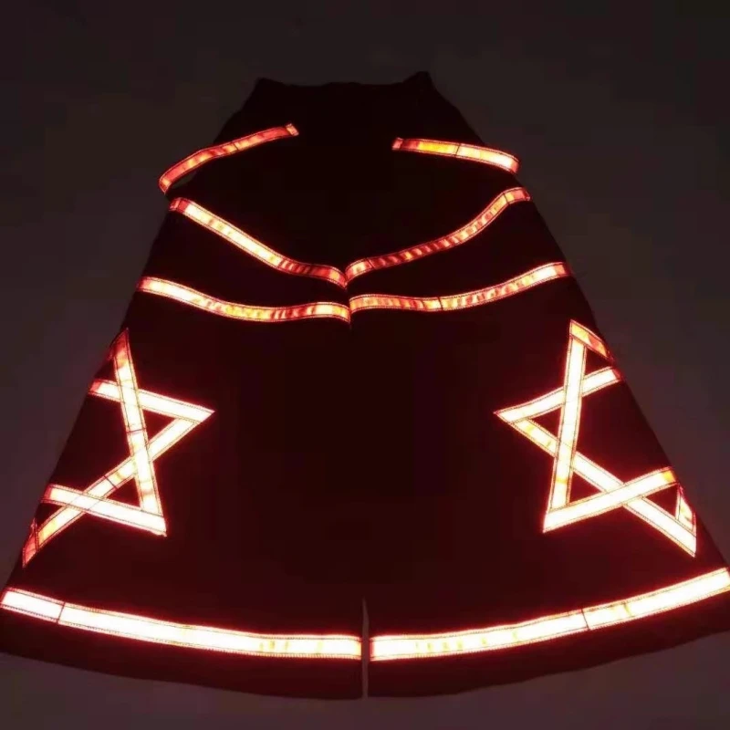 Брюки для танцев Melbourne Shuffle с гексаграммным узором брюки-клеш светоотражающие