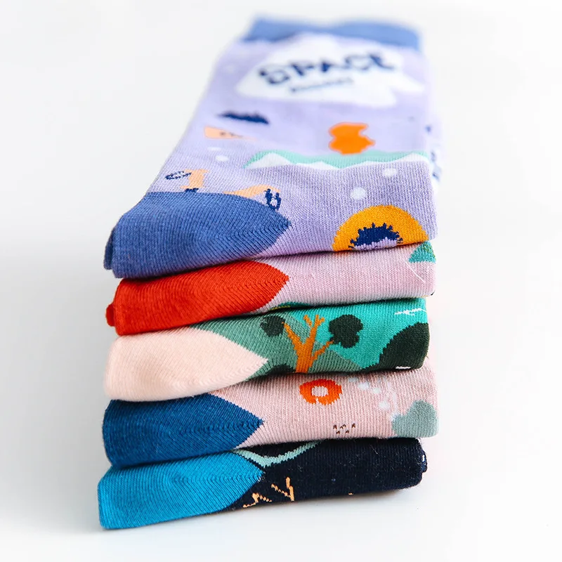 New European American socks  women socks men socks boy socks girls socks Unisex Socks Cotton  tube socks Print Sock sexy socks