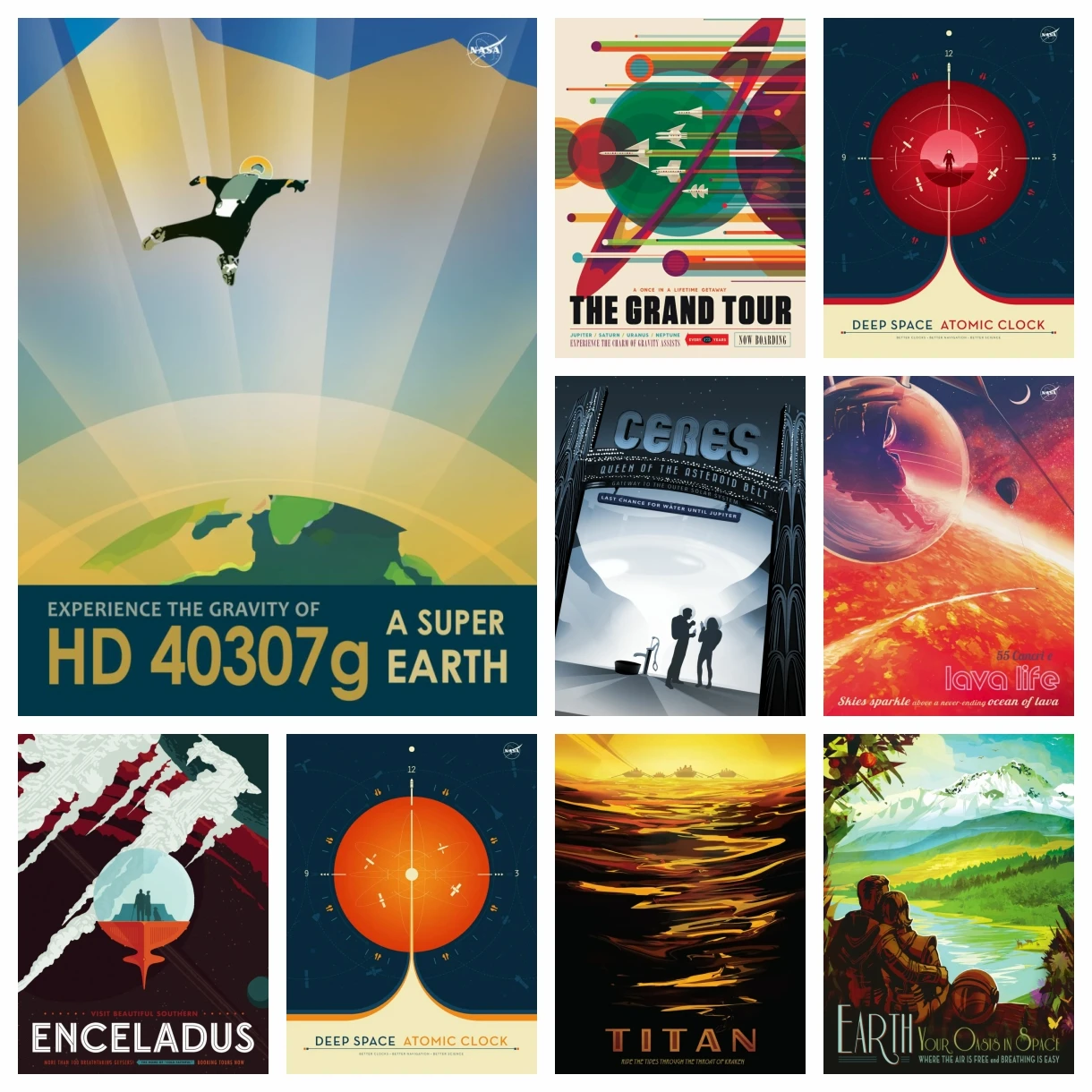 Набор для алмазной живописи сделай сам Постер в стиле ретро путешествия