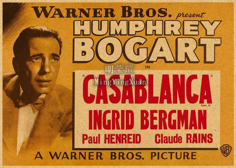 Ретро-постеры из фильма Касабланка настенные постеры крафт-бумаги хорошего