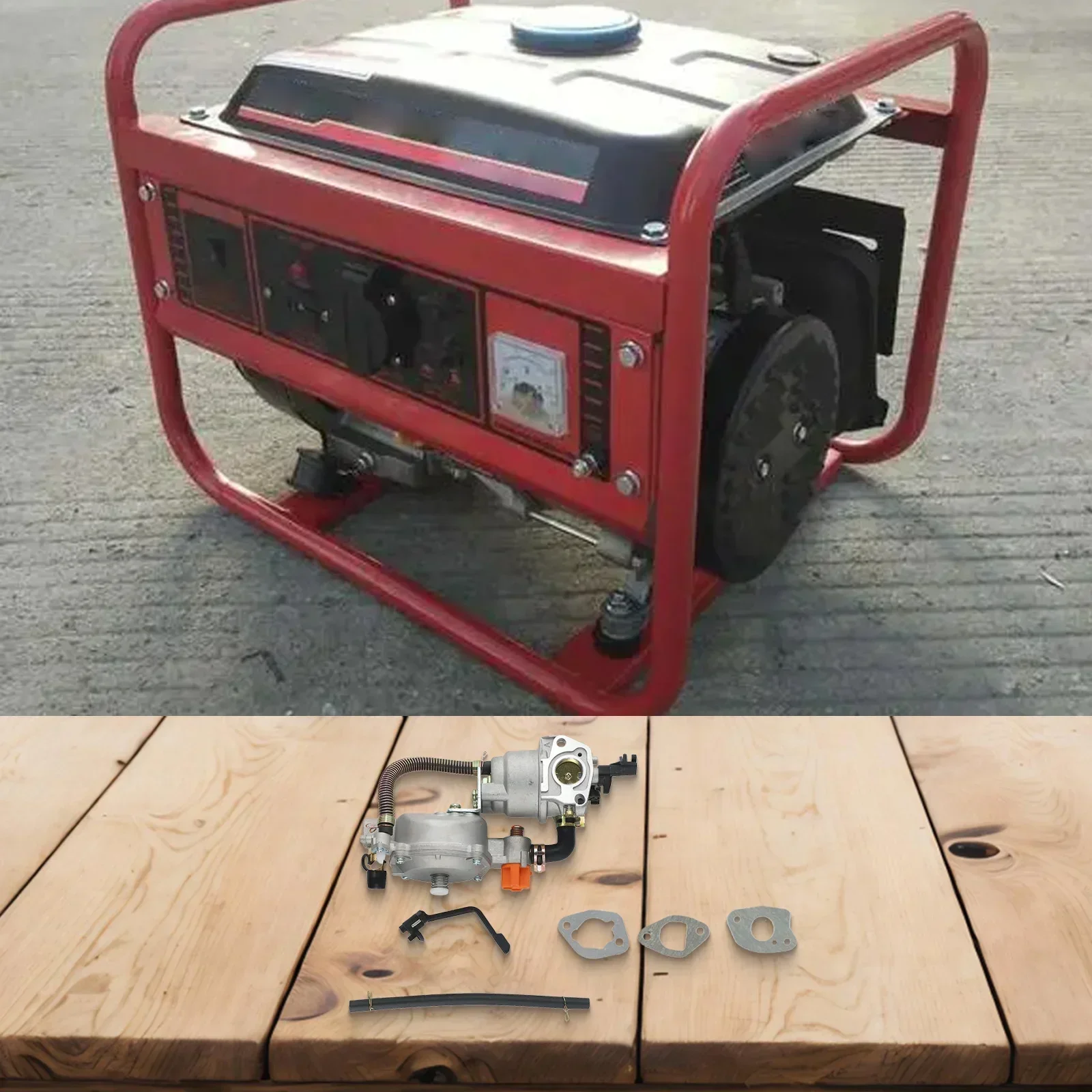Бензиновый генератор комплект карбюратора с двумя топливами LPG168 170 двойное