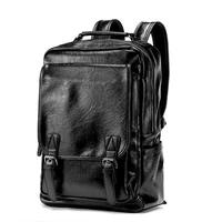mens bookbag backpack men laptop backpack bookbag travel bag pu leather backpack youth fashion backpack mens fashion bags