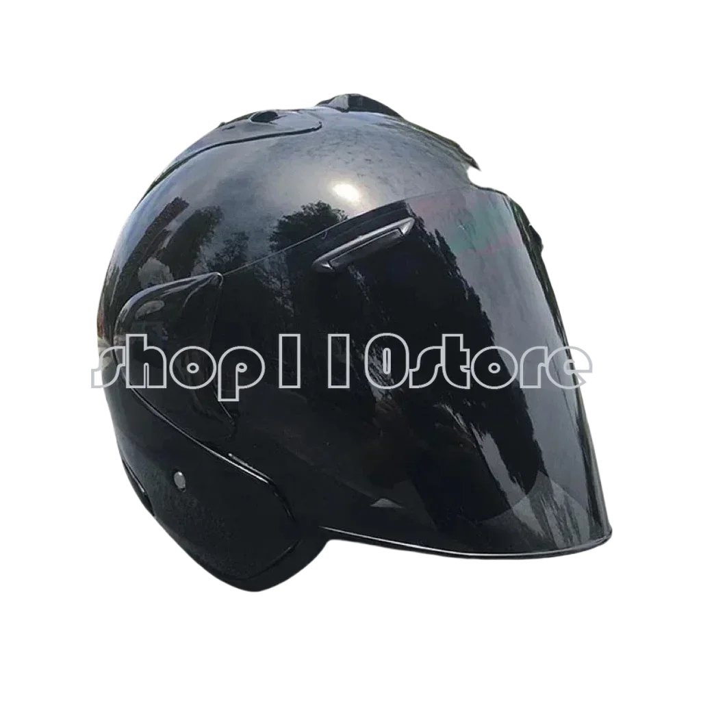 Шлем для мотоциклистов SZ RAM 3 3/4 шлем гоночных гонок черного цвета