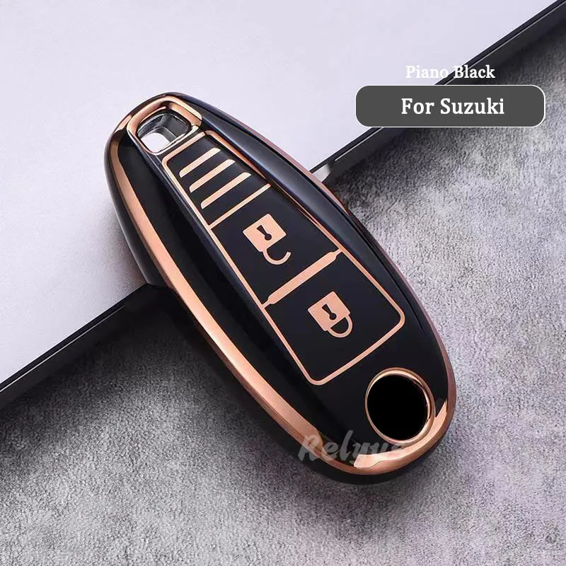 

ТПУ защитный чехол для автомобильного ключа дистанционного управления чехол для ключа Suzuki Vitara Swift Ignis Kizashi SX4 Baleno Ertiga 2016-2019 безключевой чехол