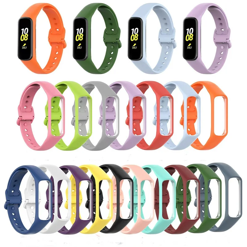 Silicone Sport Band Strap For Samsung Galaxy Fit2 Watch Bracelet Replacement Watchband Correa For Samsung Galaxy Fit 2 SM-R220