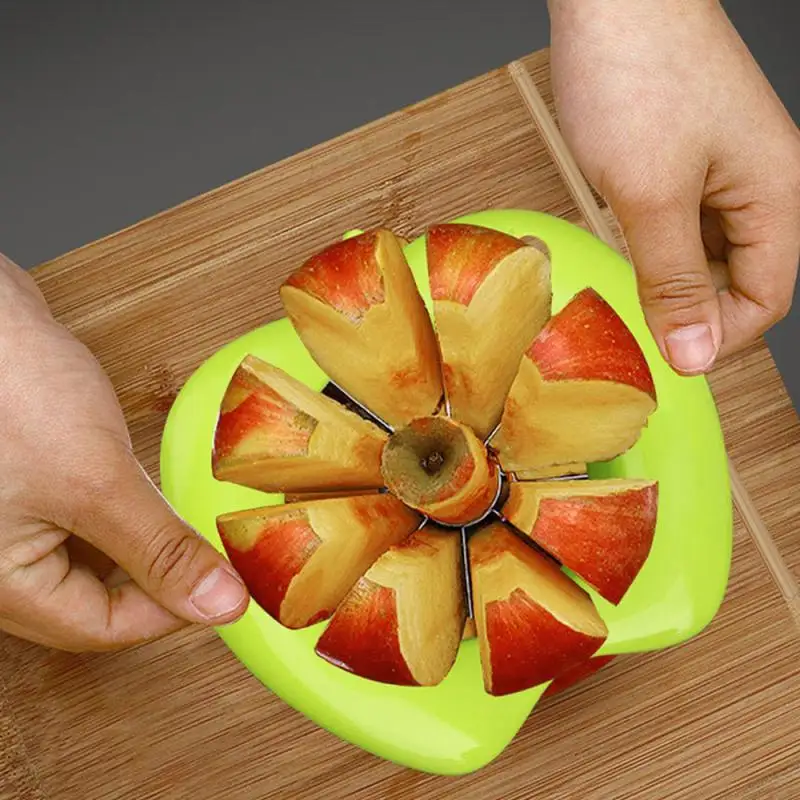 

1pc Fruit Divider Cutter Slicer Stainless Steel Apple Pear Slicer Apple Easy Cut Slicer Cutter Kitchen Home Accessories Tools